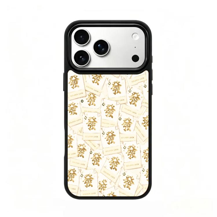 Gold Series PC Silicone Magnetic Phone Case, For iPhone 17 Pro Max, For iPhone 17 Pro