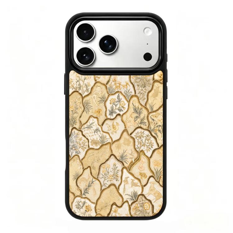 Gold Series PC Silicone Magnetic Phone Case, For iPhone 17 Pro Max, For iPhone 17 Pro