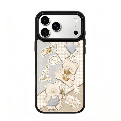 Gold Series PC Silicone Magnetic Phone Case, For iPhone 17 Pro Max, For iPhone 17 Pro