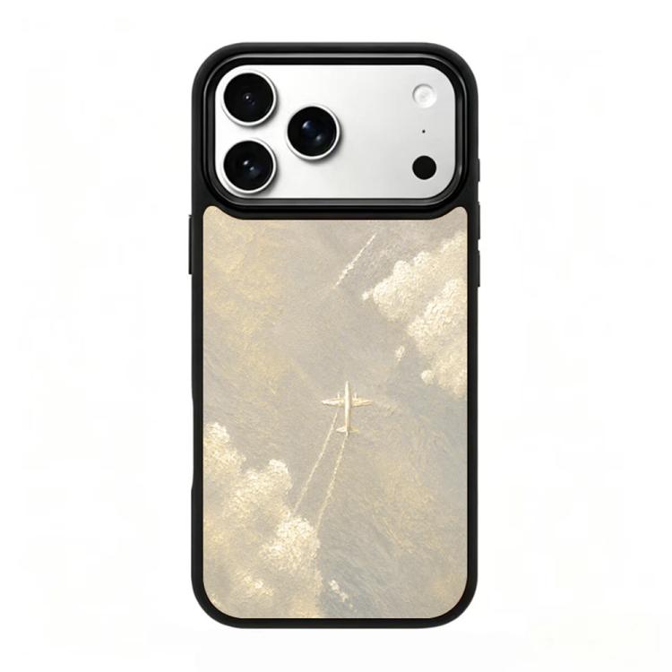 Gold Series PC Silicone Magnetic Phone Case, For iPhone 17 Pro Max, For iPhone 17 Pro