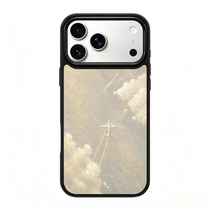 Gold Series PC Silicone Magnetic Phone Case, For iPhone 17 Pro Max, For iPhone 17 Pro