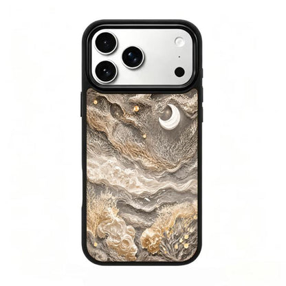 Gold Series PC Silicone Magnetic Phone Case, For iPhone 17 Pro Max, For iPhone 17 Pro