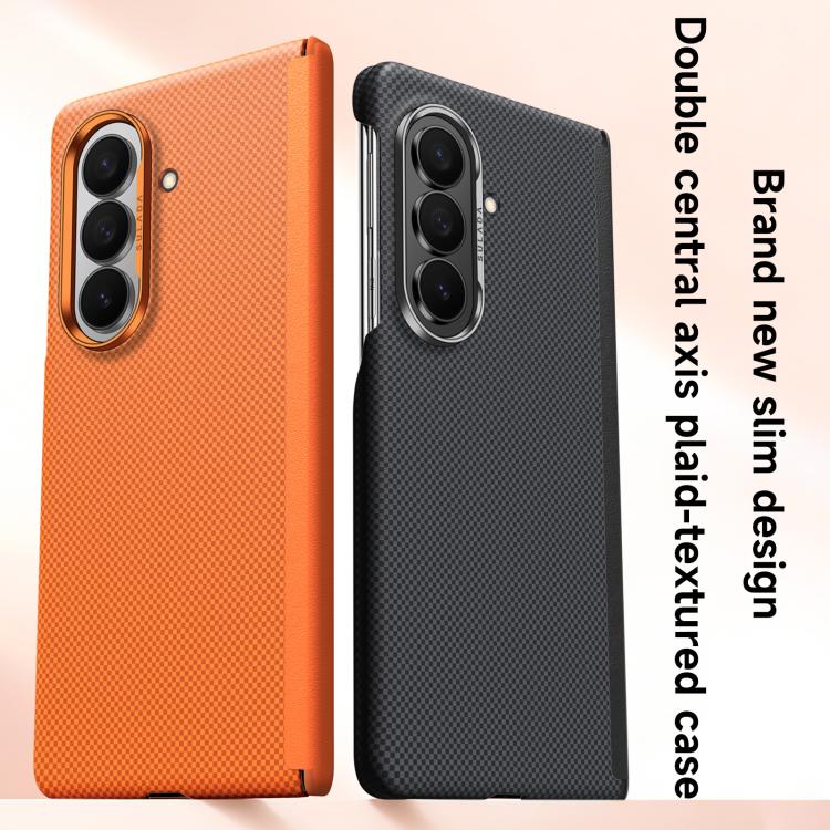 SULADA Kevlar Grid Patterned Skin Feel Phone Case, For Galaxy Z Fold8 Ultra 5G, For Galaxy Z Fold7 5G