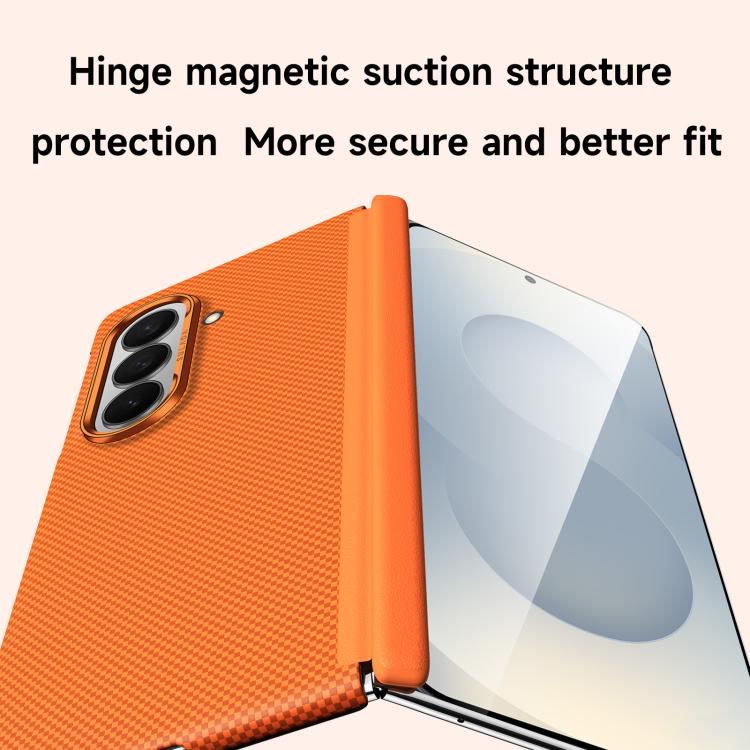 SULADA Kevlar Grid Patterned Skin Feel Phone Case, For Galaxy Z Fold8 Ultra 5G, For Galaxy Z Fold7 5G