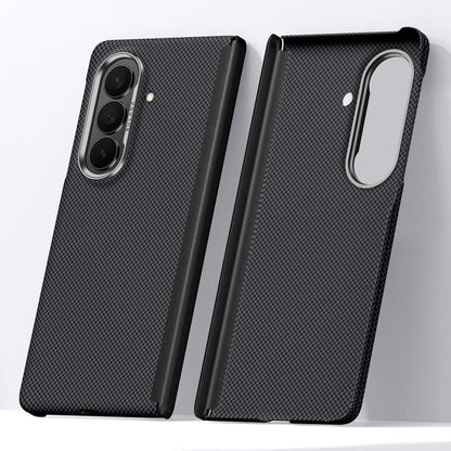 SULADA Kevlar Grid Patterned Skin Feel Phone Case, For Galaxy Z Fold8 Ultra 5G, For Galaxy Z Fold7 5G