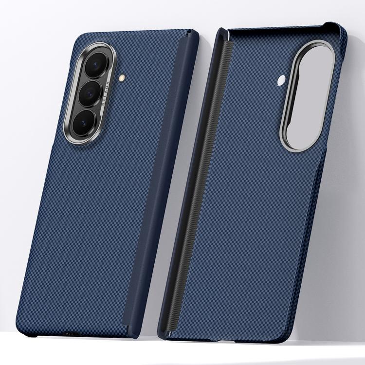 SULADA Kevlar Grid Patterned Skin Feel Phone Case, For Galaxy Z Fold8 Ultra 5G, For Galaxy Z Fold7 5G