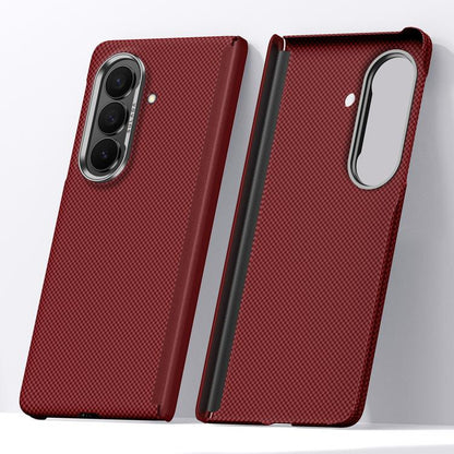 SULADA Kevlar Grid Patterned Skin Feel Phone Case, For Galaxy Z Fold8 Ultra 5G, For Galaxy Z Fold7 5G