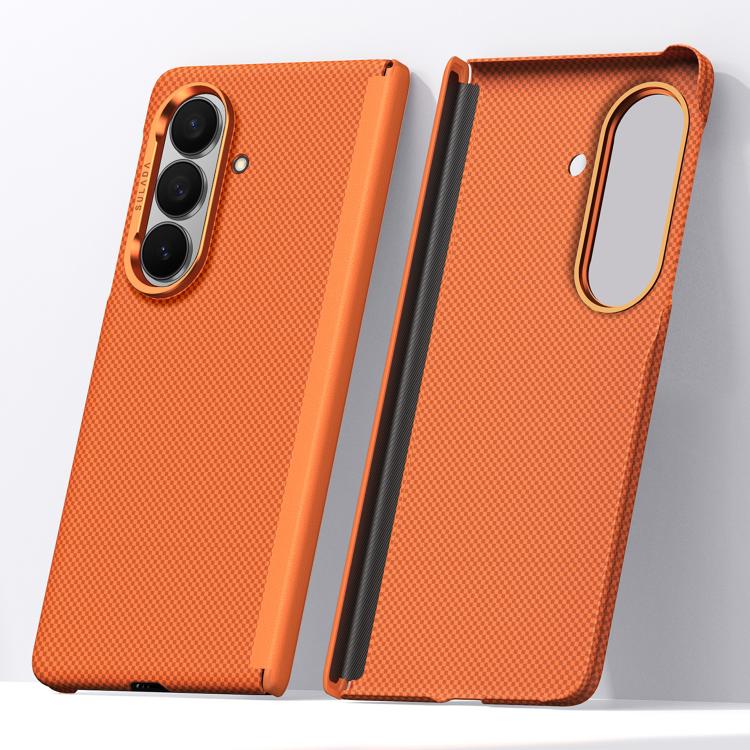SULADA Kevlar Grid Patterned Skin Feel Phone Case, For Galaxy Z Fold8 Ultra 5G, For Galaxy Z Fold7 5G