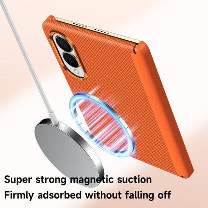 SULADA Kevlar Grid Patterned Skin Feel Magnetic Phone Case, For Galaxy Z Fold8 5G, For Galaxy Z Fold8 Ultra 5G, For Galaxy Z Fold7 5G