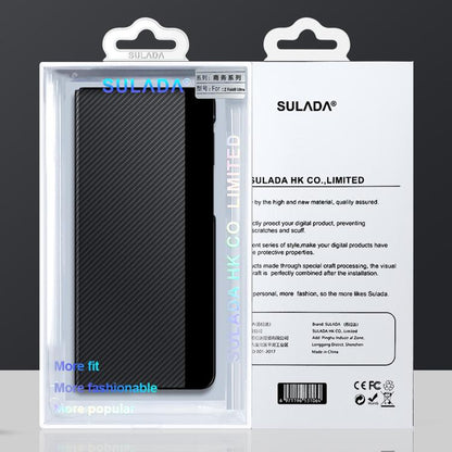 SULADA Kevlar 600D Texture Smart Window Leather Phone Case, For Galaxy Z Fold8 Ultra 5G