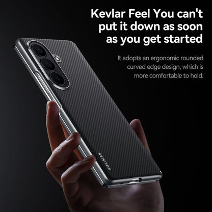 SULADA 600D Kevlar Texture PC Shockproof Phone Case, For Galaxy Z Fold8 Ultra 5G