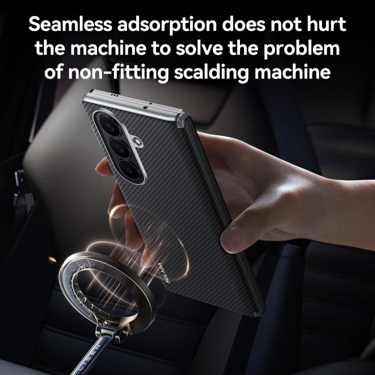 SULADA 600D Kevlar Texture PC Shockproof Phone Case, For Galaxy Z Fold8 Ultra 5G