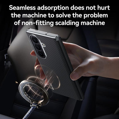 SULADA 600D Kevlar Texture PC Shockproof Phone Case, For Galaxy Z Fold8 Ultra 5G