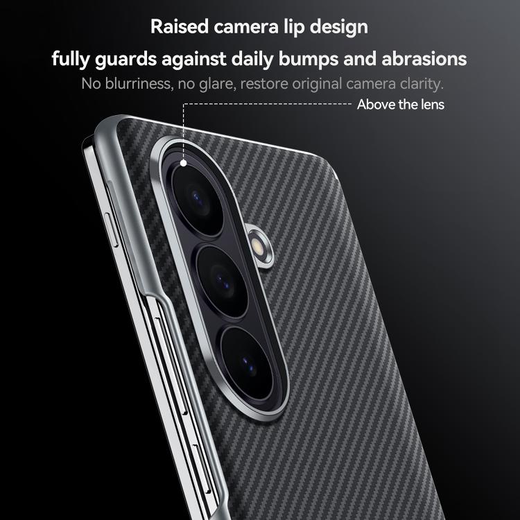 SULADA 600D Kevlar Texture PC Shockproof Phone Case, For Galaxy Z Fold8 Ultra 5G