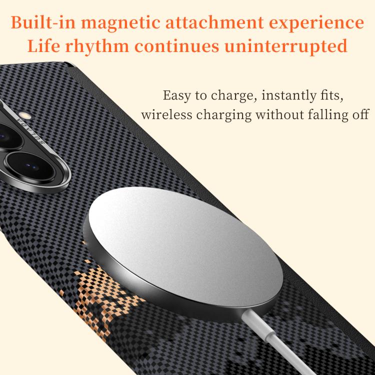SULADA Kevlar Pixel Grid Texture Magnetic Phone Case, For Galaxy Z Fold8 Ultra 5G, For Galaxy Z Fold7 5G