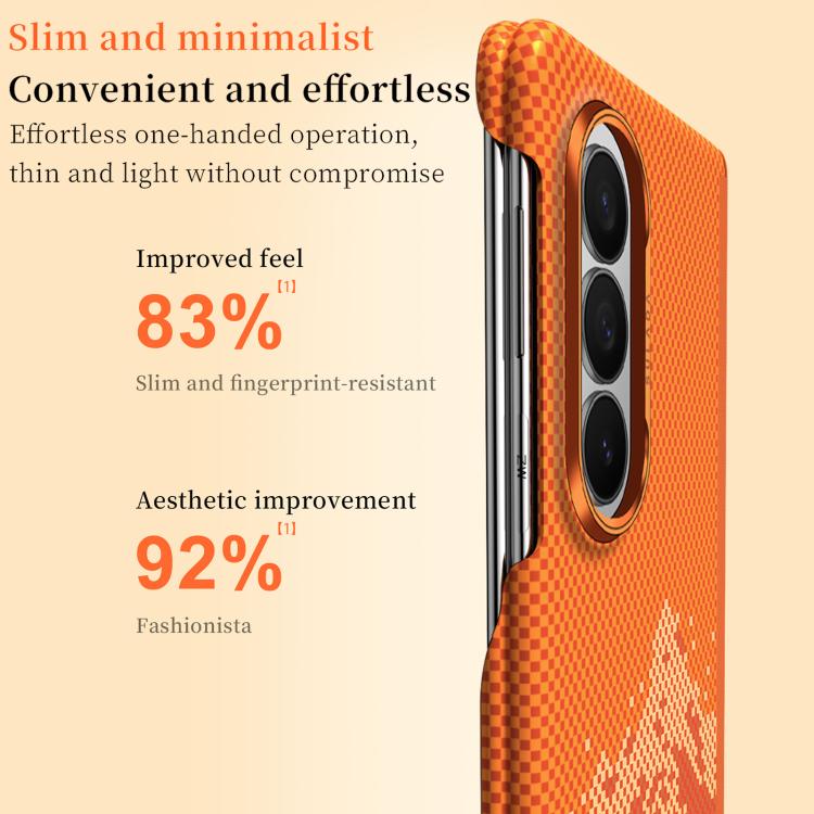 SULADA Kevlar Pixel Grid Texture Magnetic Phone Case, For Galaxy Z Fold8 Ultra 5G, For Galaxy Z Fold7 5G