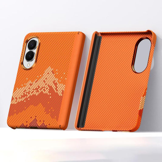 SULADA Kevlar Pixel Grid Texture Skin Feel Phone Case, For Galaxy Z Fold8 5G, For Galaxy Z Fold8 Ultra 5G, For Galaxy Z Fold7 5G
