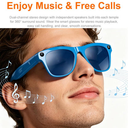 XK One Pro Smart AI Translation Glasses with 8MP HD Camera, Video Recording, WiFi Transmission, Al Smart Voice Assistant, 8MP Camera
