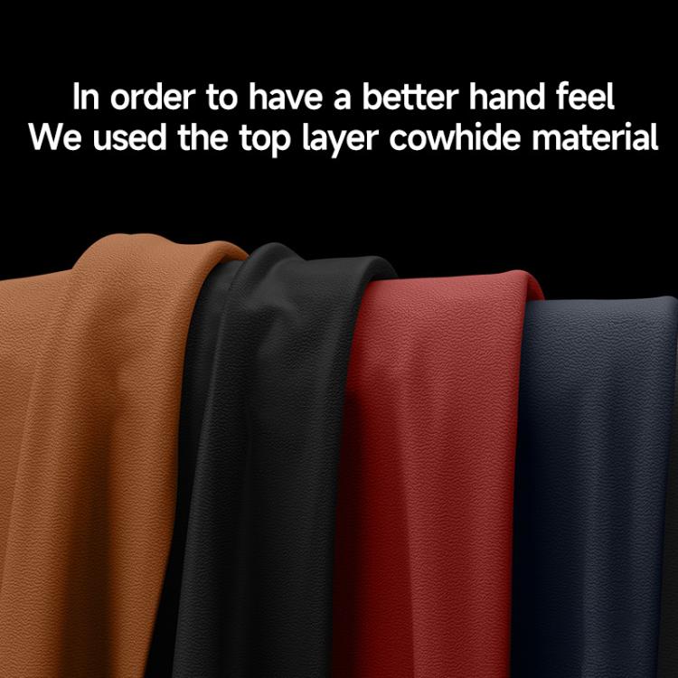 SULADA Frameless Top Layer Cowhide Leather PC Phone Case, For Galaxy Z Fold8 Ultra 5G