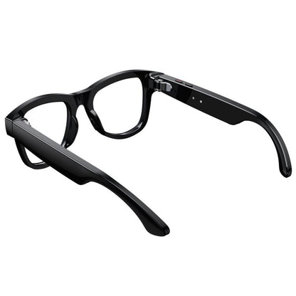 M02X Pro Max Smart AI Glasses with 8MP HD Camera, Video Recording WiFi Transmission Al Smart Voice Assistant, Sunglasses + Anti Blue Light Lens, Gradient Lenses