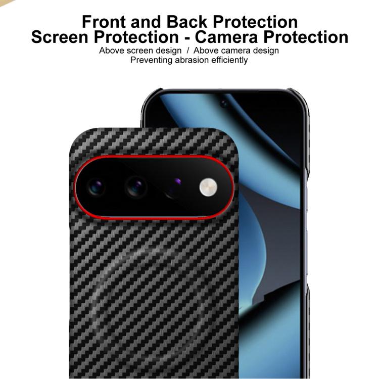 imak Ruiyi Series Red Ring Carbon Fiber Texture Magnetic Phone Case, For Google Pixel 11 Pro XL, For Google Pixel 11 / Pixel 11 Pro