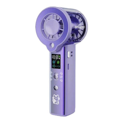 F1 Portable Silent Turbo Spray Cooling Handheld Fan