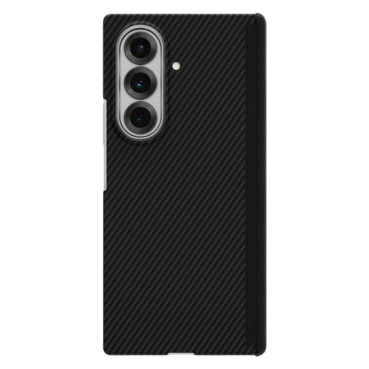 600D Fine Texture Series Carbon Fiber Dual-Center Magnetic Phone Case, For Galaxy Z Fold8 Ultra 5G