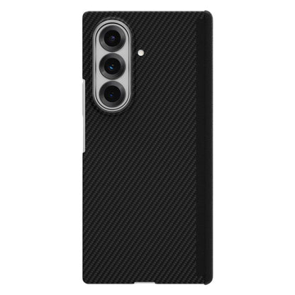 600D Fine Texture Series Carbon Fiber Dual-Center Magnetic Phone Case, For Galaxy Z Fold8 Ultra 5G