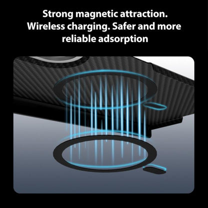 600D Fine Texture Series Carbon Fiber Dual-Center Magnetic Phone Case, For Galaxy Z Fold8 Ultra 5G