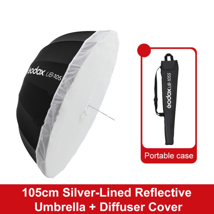 Godox Photography Studio Reflector Diffuser, UB-85S Black Silver Umbrella, UB-85S Black Silver Umbrella with Softbox, UB-105S Black Silver Umbrella, UB-105S Black Silver Umbrella with Softbox, UB-130S Black Silver Umbrella                              ...