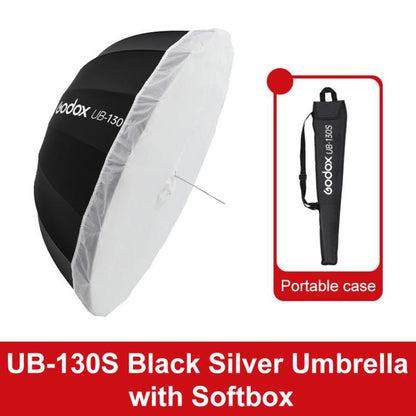 Godox Photography Studio Reflector Diffuser, UB-85S Black Silver Umbrella, UB-85S Black Silver Umbrella with Softbox, UB-105S Black Silver Umbrella, UB-105S Black Silver Umbrella with Softbox, UB-130S Black Silver Umbrella                              ...