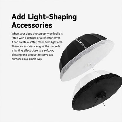 Godox Photography Studio Reflector Diffuser, UB-85S Black Silver Umbrella, UB-85S Black Silver Umbrella with Softbox, UB-105S Black Silver Umbrella, UB-105S Black Silver Umbrella with Softbox, UB-130S Black Silver Umbrella                              ...
