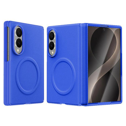 Integrated Vegan Leather Central Magnetic Phone Case, For Galaxy Z Fold8 5G, For Galaxy Z Flip8 5G