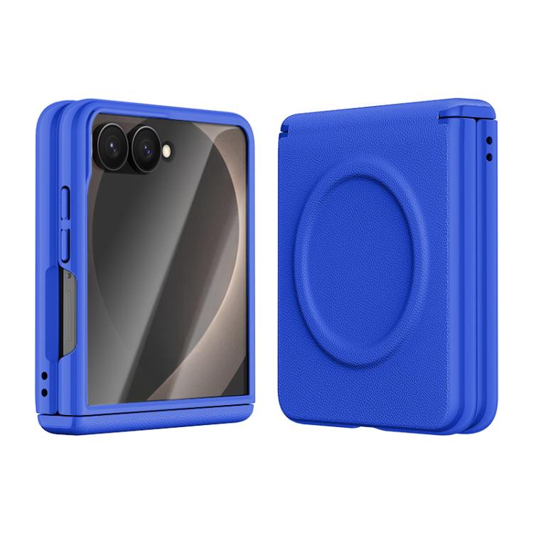 Integrated Vegan Leather Central Magnetic Phone Case, For Galaxy Z Fold8 5G, For Galaxy Z Flip8 5G