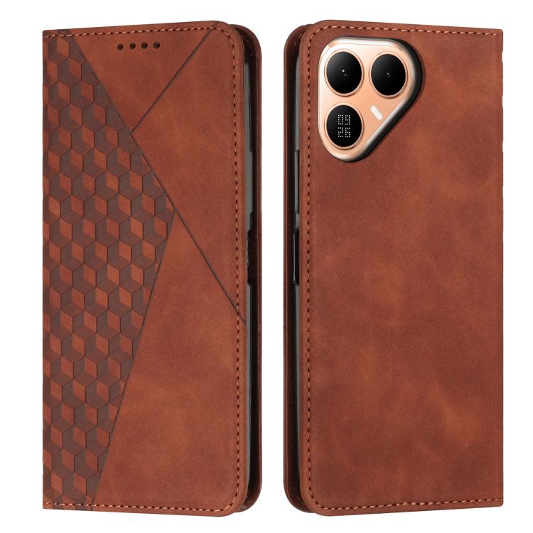 Diamond Splicing Skin Feel Magnetic Leather Phone Case, For Tecno Pova 8 5G, For Tecno Spark 50 5G