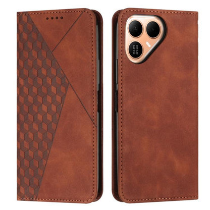Diamond Splicing Skin Feel Magnetic Leather Phone Case, For Tecno Pova 8 5G, For Tecno Spark 50 5G