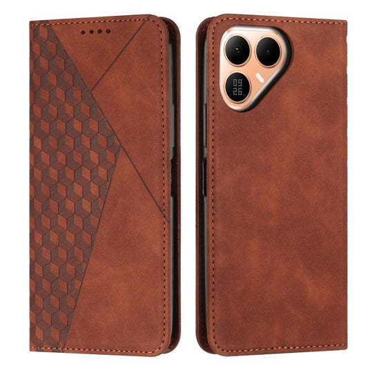 Diamond Splicing Skin Feel Magnetic Leather Phone Case, For Tecno Pova 8 5G, For Tecno Spark 50 5G