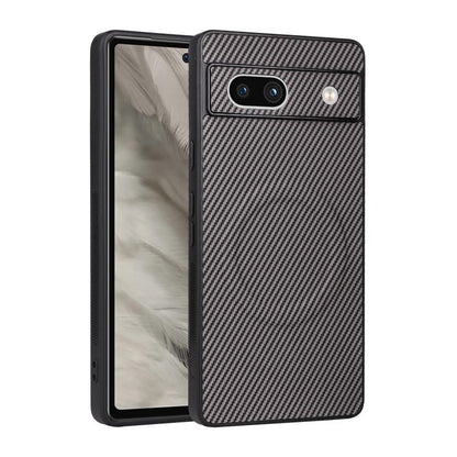 Precise Cutout Carbon Fiber Texture Vegan Leather Phone Case, For Google Pixel 11 Pro XL, For Google Pixel 11, For Google Pixel 11 Pro, For Google Pixel 10a, For Google Pixel 10 Pro XL, For Google Pixel 10 Pro / 10, For Google Pixel 9a                 ...