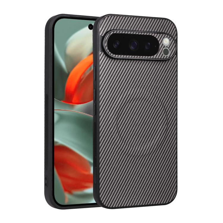 Precise Cutout Carbon Fiber Texture Vegan Leather Phone Case, For Google Pixel 11 Pro XL, For Google Pixel 11, For Google Pixel 11 Pro, For Google Pixel 10a, For Google Pixel 10 Pro XL, For Google Pixel 10 Pro / 10, For Google Pixel 9a                 ...