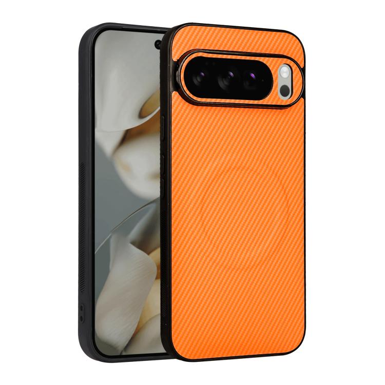 Precise Cutout Carbon Fiber Texture Vegan Leather Phone Case, For Google Pixel 11 Pro XL, For Google Pixel 11, For Google Pixel 11 Pro, For Google Pixel 10a, For Google Pixel 10 Pro XL, For Google Pixel 10 Pro / 10, For Google Pixel 9a                 ...