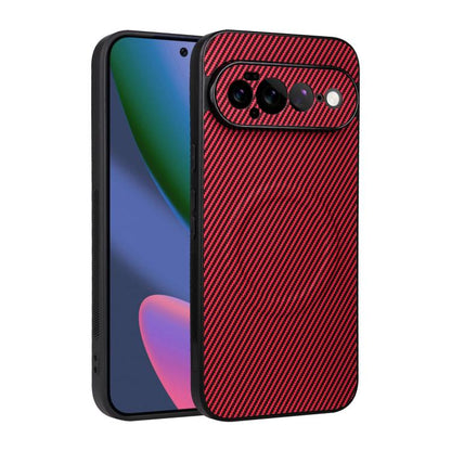 Precise Cutout Carbon Fiber Texture Vegan Leather Phone Case, For Google Pixel 11 Pro XL, For Google Pixel 11, For Google Pixel 11 Pro, For Google Pixel 10a, For Google Pixel 10 Pro XL, For Google Pixel 10 Pro / 10, For Google Pixel 9a                 ...