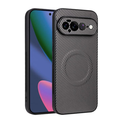 Precise Cutout Carbon Fiber Texture Vegan Leather Phone Case, For Google Pixel 11 Pro XL, For Google Pixel 11, For Google Pixel 11 Pro, For Google Pixel 10a, For Google Pixel 10 Pro XL, For Google Pixel 10 Pro / 10, For Google Pixel 9a                 ...