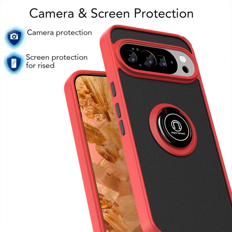 Q Shadow 1 Series TPU + PC Phone Case with Ring, For Google Pixel 11 Pro XL, For Google Pixel 11 / 11 Pro