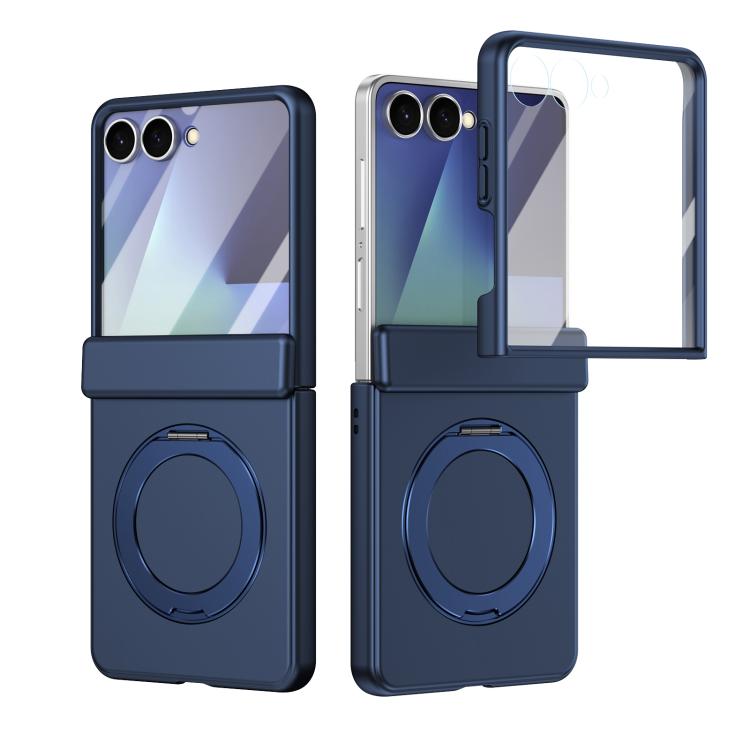 Rotation Magnetic Ring Holder Hinge Integrated Film Phone Case, For  Galaxy Z Fold8 5G, For Galaxy Z Fold8 Ultra 5G, For Galaxy Z Flip8 5G, For Galaxy Z Fold7 5G, For Galaxy Z Flip7 5G, For Galaxy Z Flip6 5G, For Galaxy Z Fold6 5G, For Galaxy Z Fold5 5...