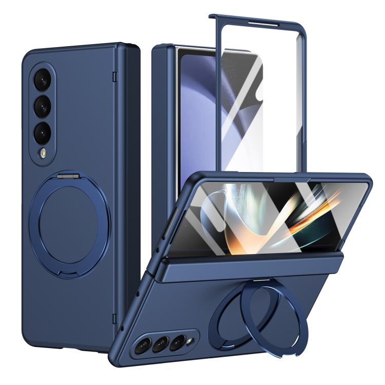 Rotation Magnetic Ring Holder Hinge Integrated Film Phone Case, For  Galaxy Z Fold8 5G, For Galaxy Z Fold8 Ultra 5G, For Galaxy Z Flip8 5G, For Galaxy Z Fold7 5G, For Galaxy Z Flip7 5G, For Galaxy Z Flip6 5G, For Galaxy Z Fold6 5G, For Galaxy Z Fold5 5...