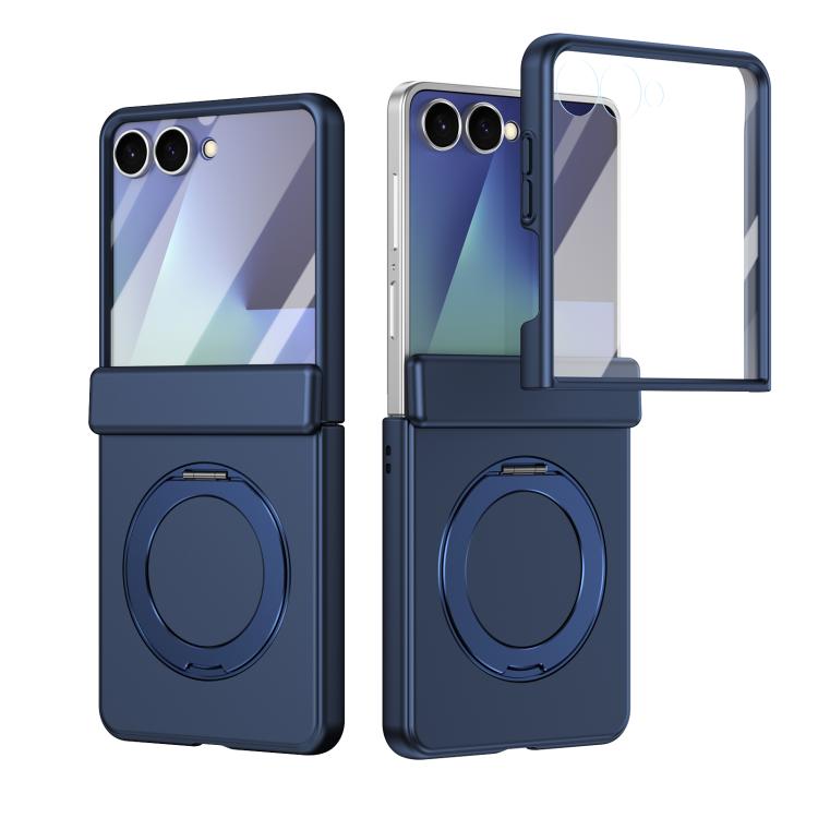 Rotation Magnetic Ring Holder Hinge Integrated Film Phone Case, For  Galaxy Z Fold8 5G, For Galaxy Z Fold8 Ultra 5G, For Galaxy Z Flip8 5G, For Galaxy Z Fold7 5G, For Galaxy Z Flip7 5G, For Galaxy Z Flip6 5G, For Galaxy Z Fold6 5G, For Galaxy Z Fold5 5...