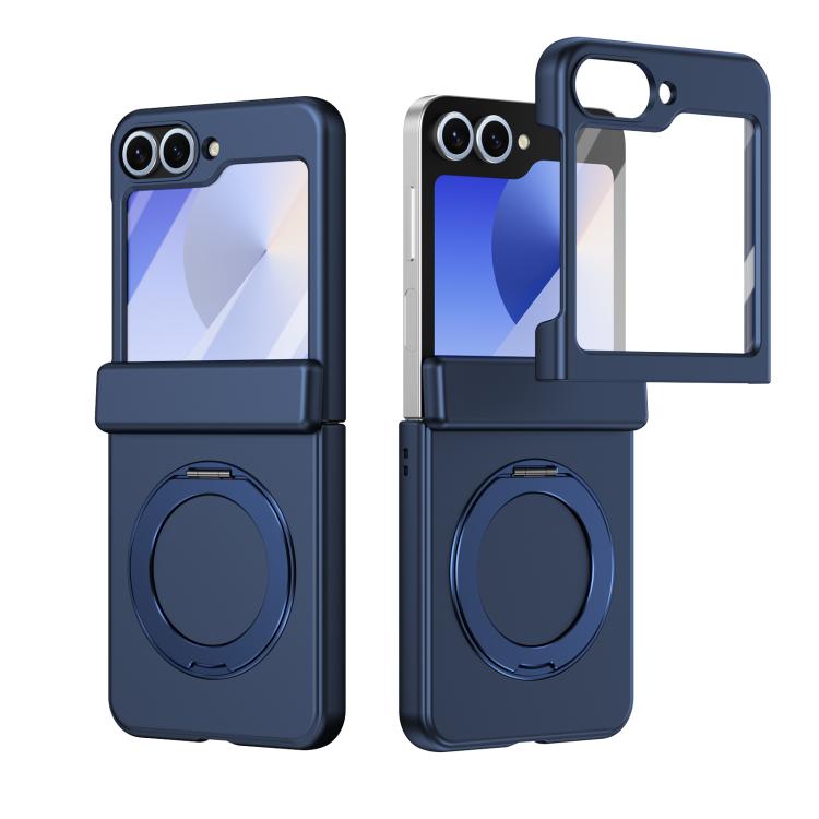 Rotation Magnetic Ring Holder Hinge Integrated Film Phone Case, For  Galaxy Z Fold8 5G, For Galaxy Z Fold8 Ultra 5G, For Galaxy Z Flip8 5G, For Galaxy Z Fold7 5G, For Galaxy Z Flip7 5G, For Galaxy Z Flip6 5G, For Galaxy Z Fold6 5G, For Galaxy Z Fold5 5...