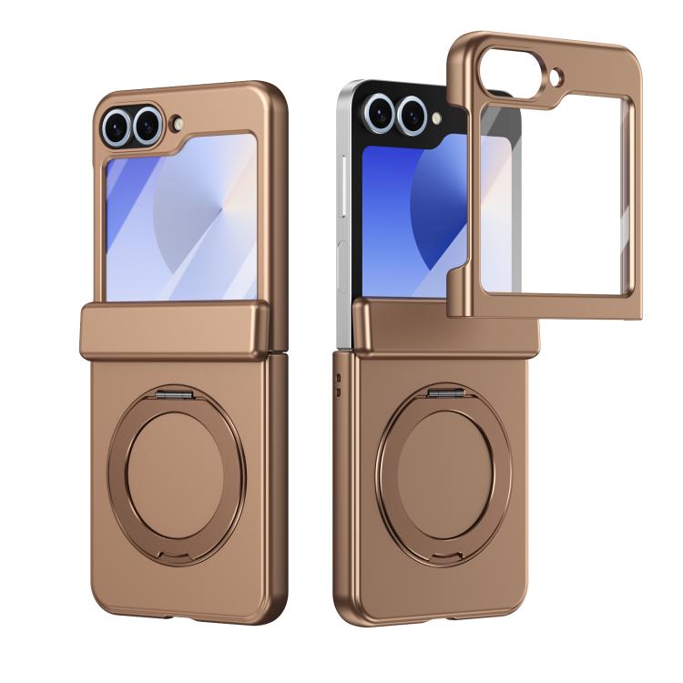 Rotation Magnetic Ring Holder Hinge Integrated Film Phone Case, For  Galaxy Z Fold8 5G, For Galaxy Z Fold8 Ultra 5G, For Galaxy Z Flip8 5G, For Galaxy Z Fold7 5G, For Galaxy Z Flip7 5G, For Galaxy Z Flip6 5G, For Galaxy Z Fold6 5G, For Galaxy Z Fold5 5...