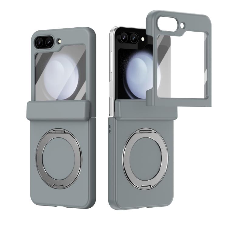 Rotation Magnetic Ring Holder Hinge Integrated Film Phone Case, For  Galaxy Z Fold8 5G, For Galaxy Z Fold8 Ultra 5G, For Galaxy Z Flip8 5G, For Galaxy Z Fold7 5G, For Galaxy Z Flip7 5G, For Galaxy Z Flip6 5G, For Galaxy Z Fold6 5G, For Galaxy Z Fold5 5...