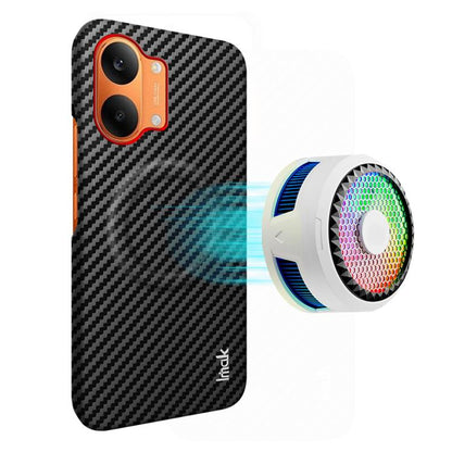 imak Ruiyi Series Red Ring Carbon Fiber Texture Magnetic Phone Case, For Redmi K90 Max 5G, For Redmi Turbo 5 Max 5G / Poco X8 Pro Max 5G, For Redmi Turbo 5 5G / Poco X8 Pro 5G, For Redmi K90 Pro Max / Poco F8 Ultra 5G, For Redmi K90 / Poco F8 Pro 5G